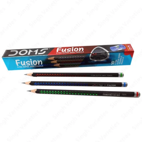 Doms Pencil Fusion Xtra Super Dark Graphite Pencil