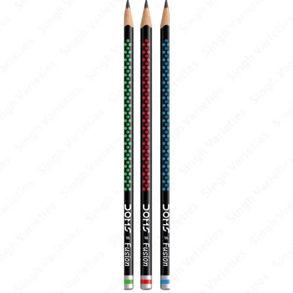 Doms Pencil Fusion Xtra Super Dark Graphite Pencil