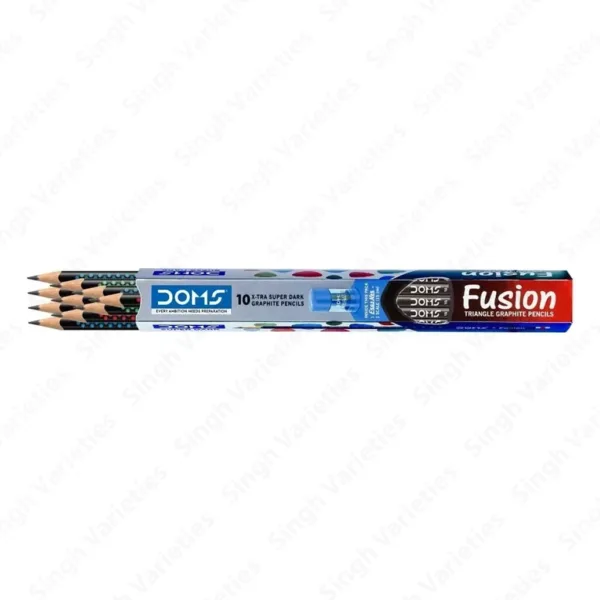 Doms Pencil Fusion Xtra Super Dark Graphite Pencil