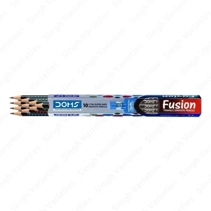 Doms Pencil Fusion Xtra Super Dark Graphite Pencil