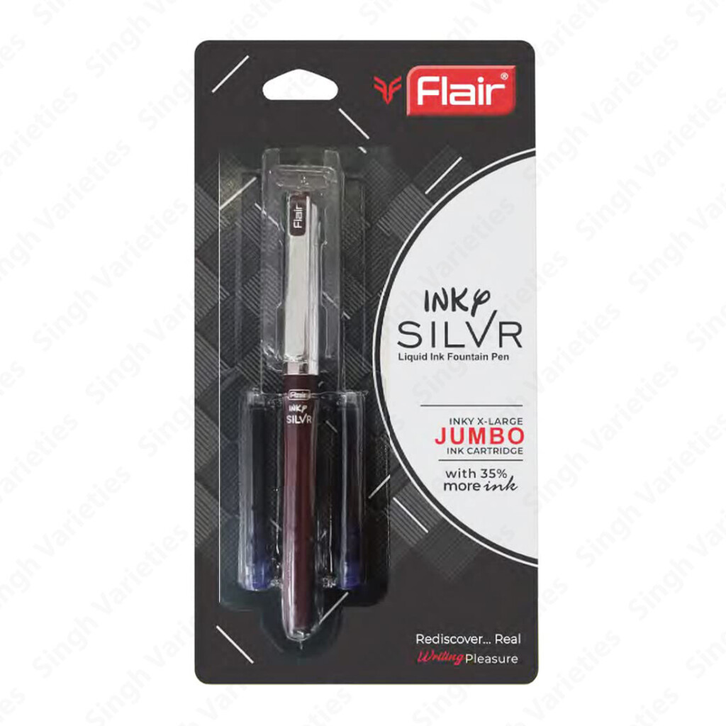 Flair Fountain Pen Inky Silver