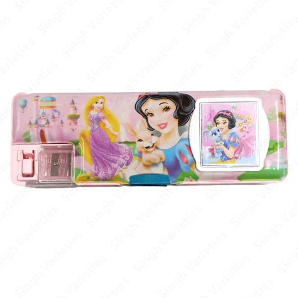 Geometry Compass Magnet Pencil Box with Calculator