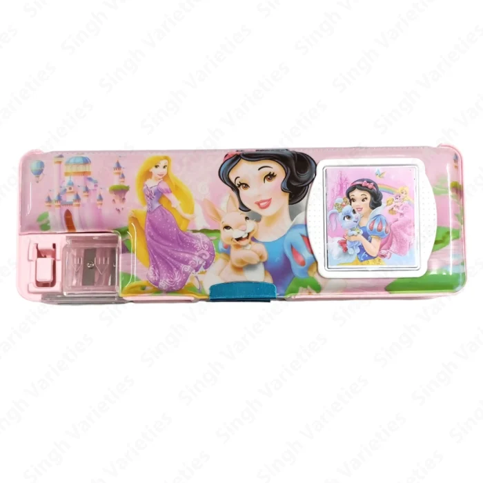 Geometry Compass Magnet Pencil Box with Calculator