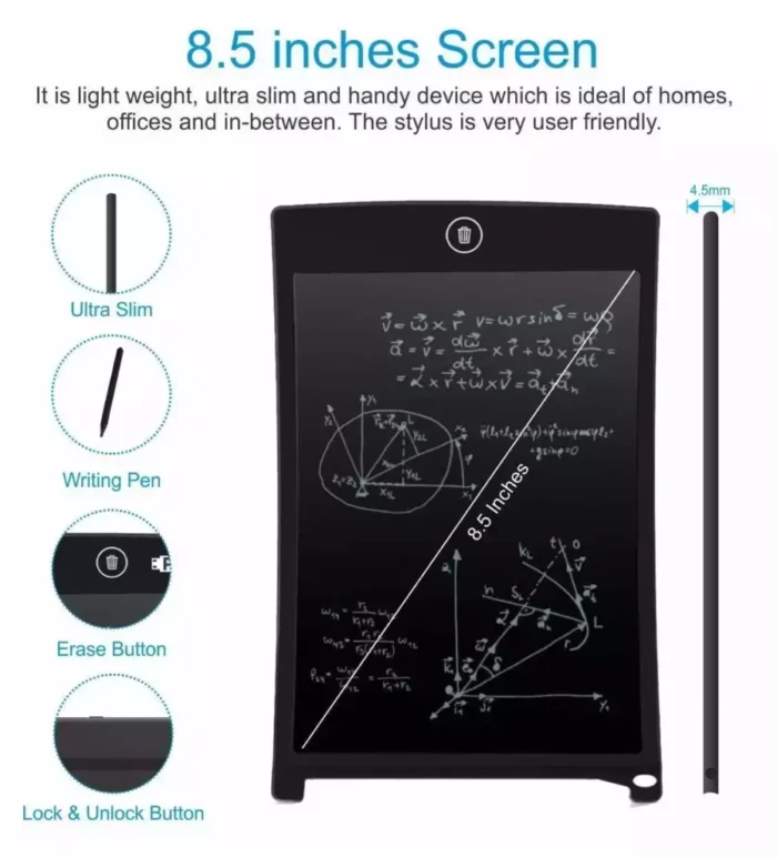 LCD Writing Tablet, Drawing Board, E-Note Pad, 1 pc - Image 3