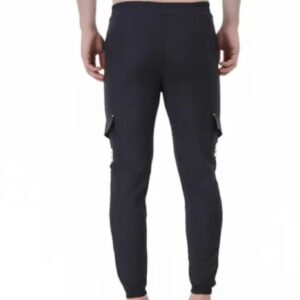 Men's Track Pants Stylish Black Jogger Polyester