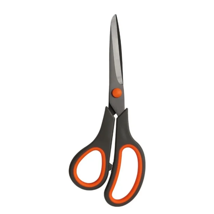 Virtue Multipurpose Stainless Steel Tailoring Scissors for household/ paper-cutting/ fabrics/ office Scissors (Multicolor, 1pc) - Image 1