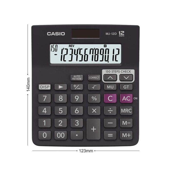 Casio Calculator - MJ-12D-BK