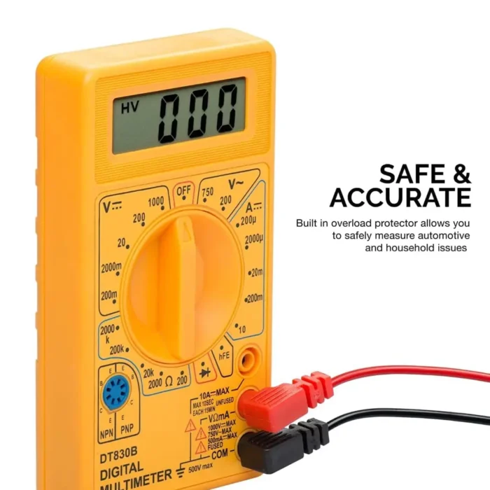 DT-830D LCD Digital Multimeter