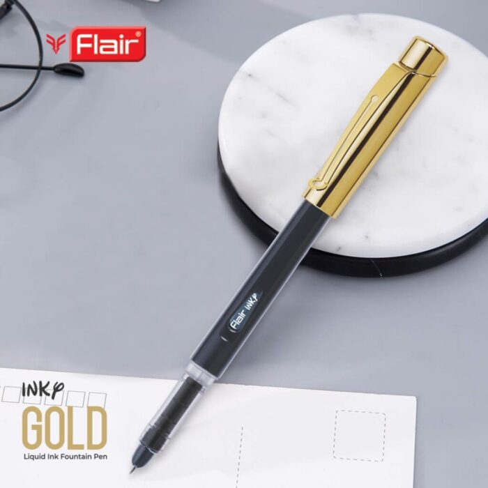 Flair Fountain Pen - Inky Gold