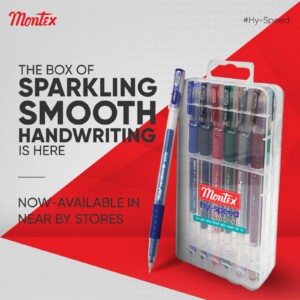 Montex Glitter Gel Pen - Hy Speed