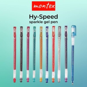 Montex Glitter Gel Pen - Hy Speed