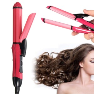 New Nova Professional 2 in 1 Hair Straightener Curler