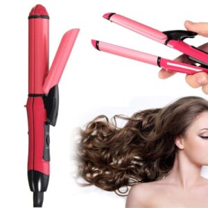 New Nova Professional 2 in 1 Hair Straightener Curler