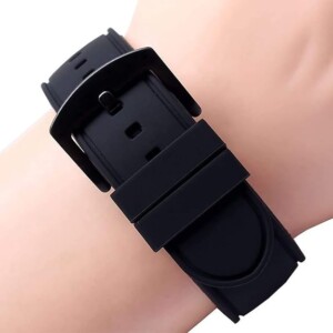 PVC Rubber Watch Strap Keeper Band Holder