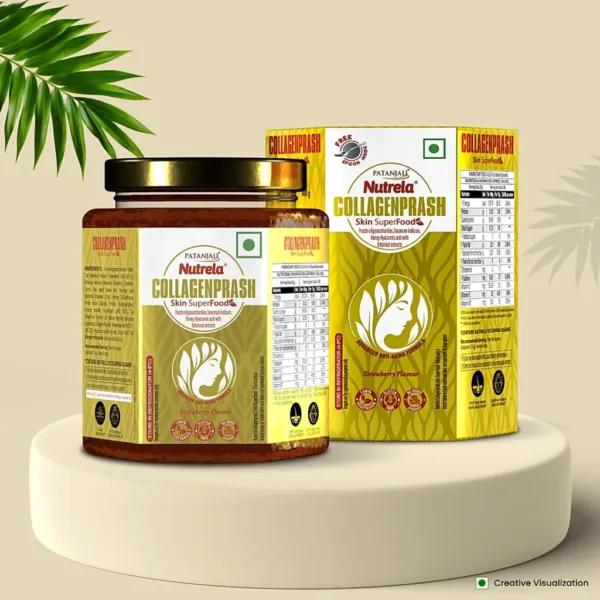Patanjali Collagen Prash - Advanced Anti Ageing Formula for Men and Women - 400g