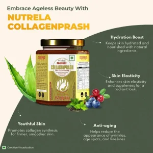 Patanjali Collagen Prash - Advanced Anti Ageing Formula for Men and Women - 400g