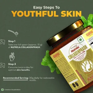 Patanjali Collagen Prash - Advanced Anti Ageing Formula for Men and Women - 400g