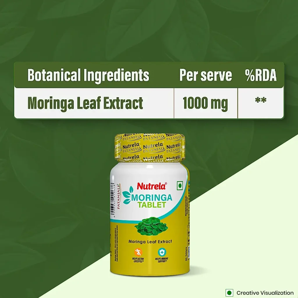 Patanjali Nutrela Moringa 60 Tablets