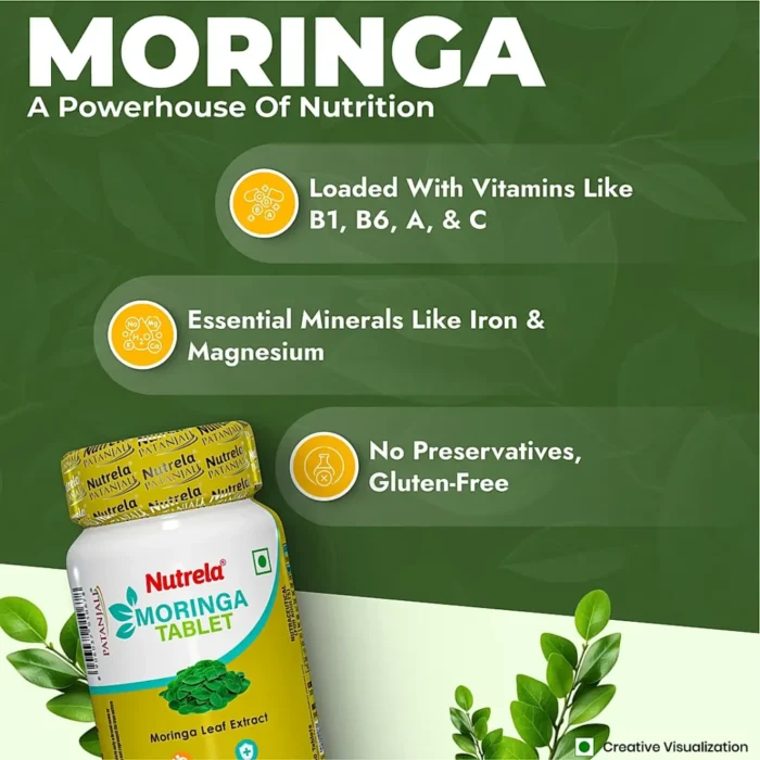 Patanjali Nutrela Moringa 60 Tablets