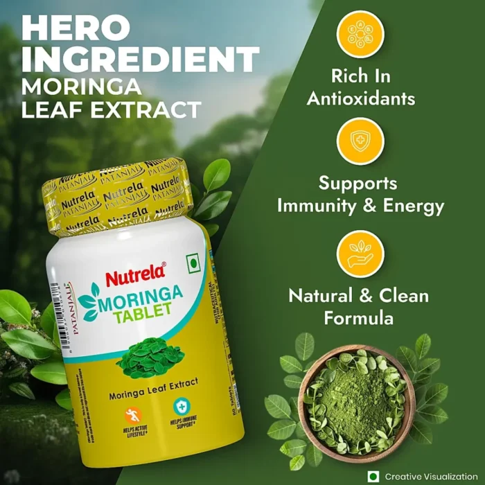 Patanjali Nutrela Moringa 60 Tablets