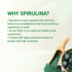 Patanjali Nutrela Natural Spirulina 60 Tablets