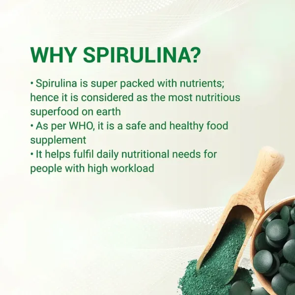 Patanjali Nutrela Natural Spirulina 60 Tablets