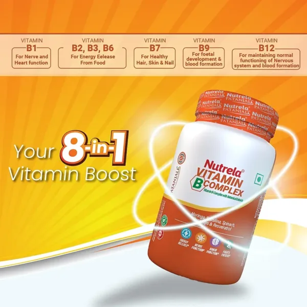 Patanjali Nutrela Vitamin B-Complex 30 Capsules