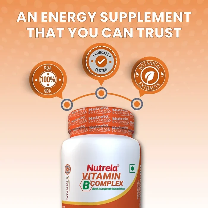 Patanjali Nutrela Vitamin B-Complex 30 Capsules