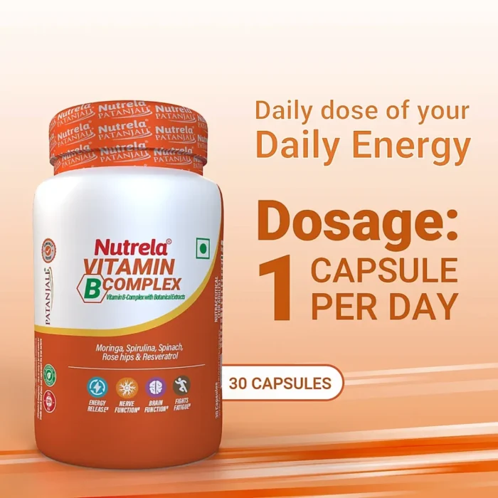 Patanjali Nutrela Vitamin B-Complex 30 Capsules