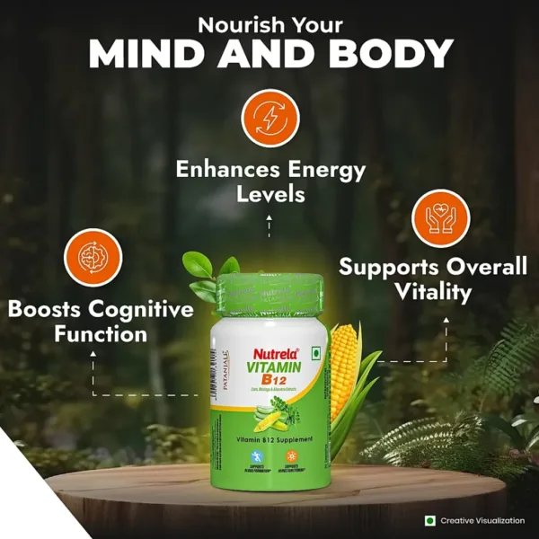 Patanjali Nutrela Vitamin B12 - 30 Veg Capsules