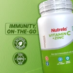 Patanjali Nutrela Vitamin C + Zinc 60 Tablets