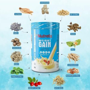 Patanjali Nutrela Weight Gain - Banana Flavor - 500g