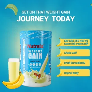 Patanjali Nutrela Weight Gain - Banana Flavor - 500g