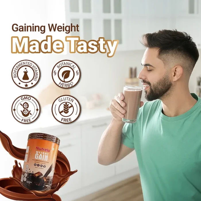 Patanjali Nutrela Weight Gain - Chocolate Flavor - 500g