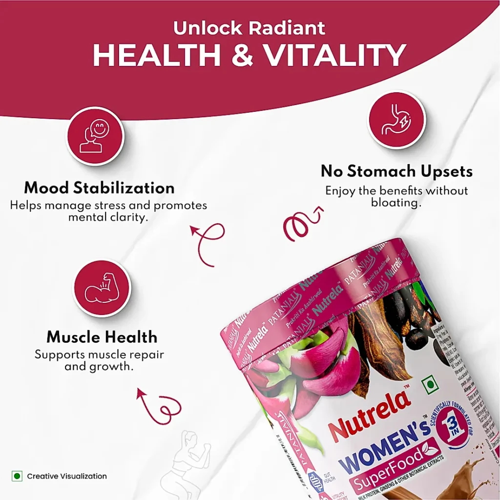 Patanjali Nutrela Women's Superfood - Chocolate Flavor - 400g