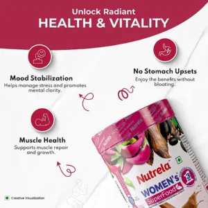 Patanjali Nutrela Women's Superfood - Chocolate Flavor - 400g