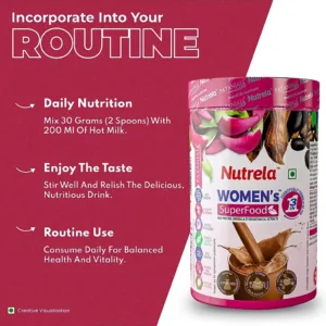 Patanjali Nutrela Women's Superfood - Chocolate Flavor - 400g