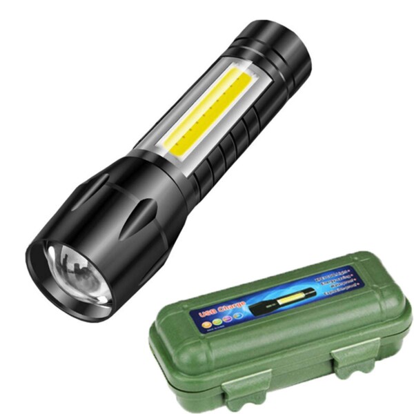 Rechargeable LED Torch - Small Sun 3 Mode