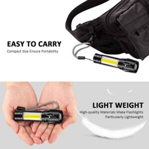 Rechargeable LED Torch - Small Sun 3 Mode