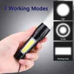 Rechargeable LED Torch - Small Sun 3 Mode