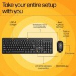 Keyboard - HP KM260 Wireless Keyboard & Mouse Combo