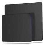 Mouse Pad - Plain Black Non-Slip Rubber Base