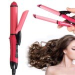 New Nova Professional 2 in 1 Hair Straightener Curler