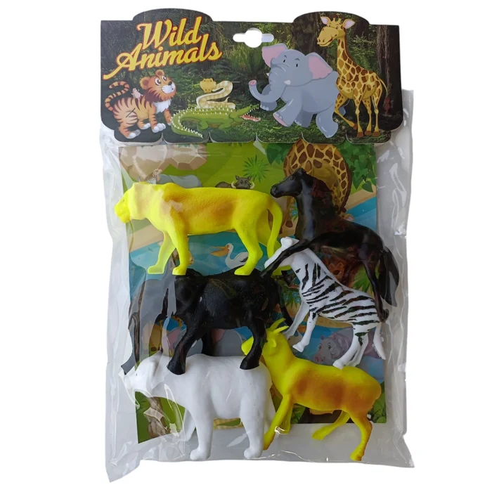 335-6 Wild Animals 6pcs Set for Kids