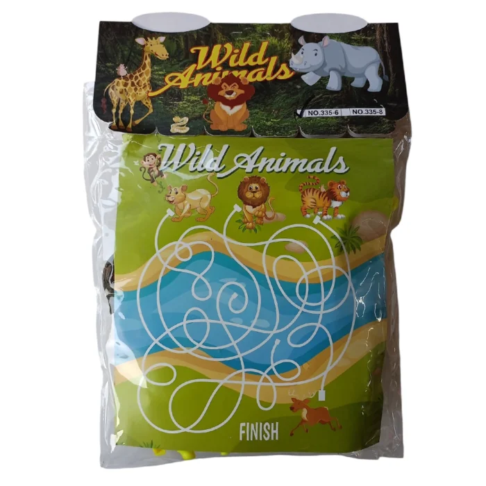 335-6 Wild Animals 6pcs Set for Kids