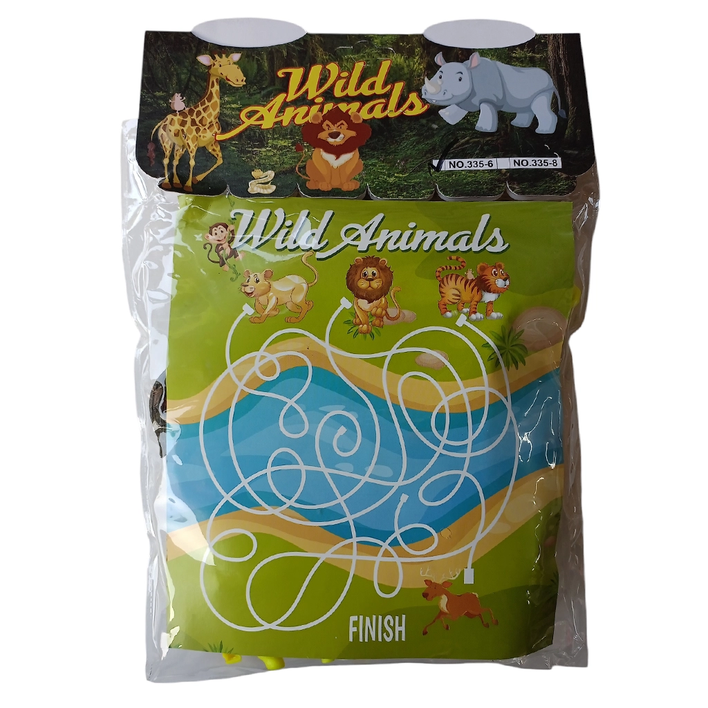 335-6 Wild Animals 6pcs Set for Kids_4 335-6 Wild Animals 6pcs Set for Kids