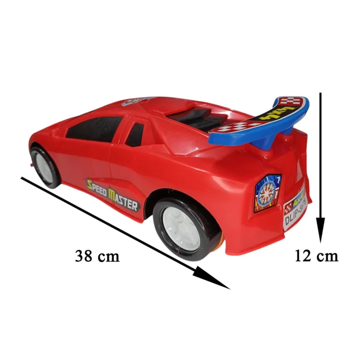 5679 Manohar Super Orange Friction Car - Big Size