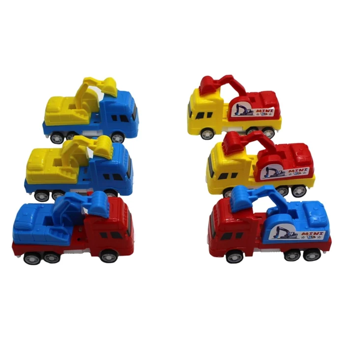 603J Mini Jcb Pull Back Car Set