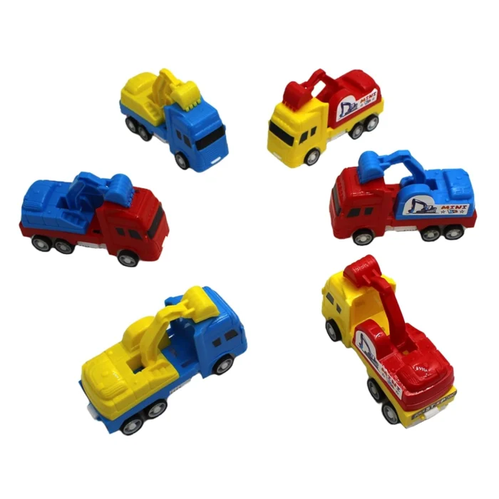603J Mini Jcb Pull Back Car Set