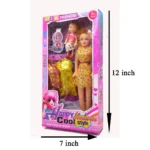 612 Happy Modern Girl Doll Toy Set for Kids